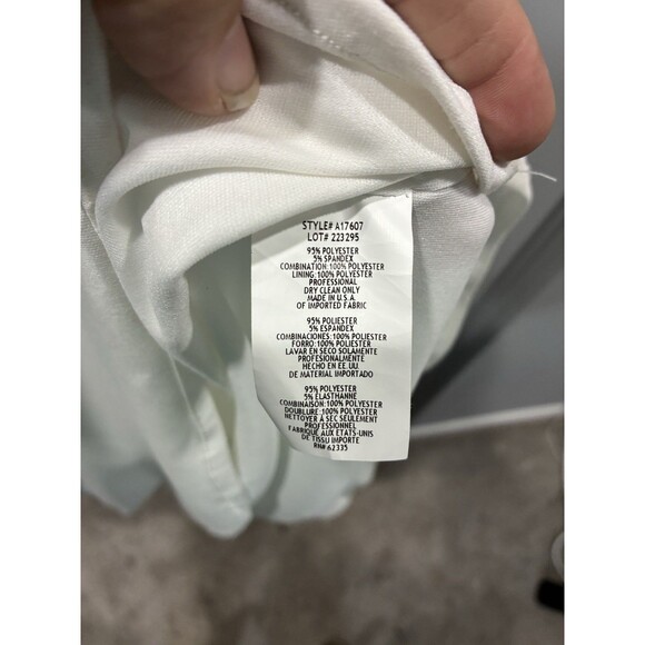 Betsy & Adam Black Floral Maxi Dress 4 • Formal Evening Gown Mesh Waist USA - Picture 6 of 7